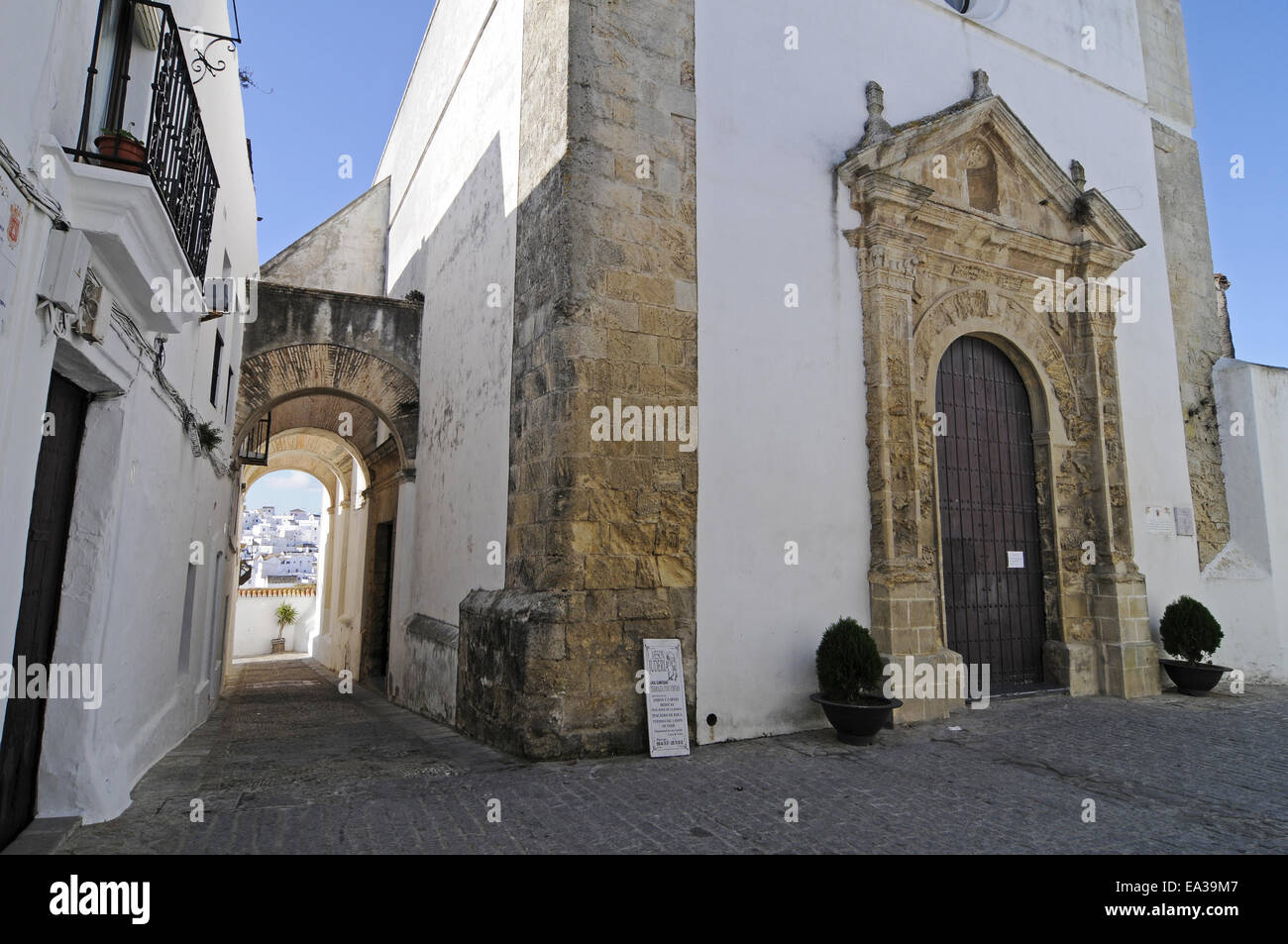 old town, Vejer de la Frontera, Spain Stock Photo
