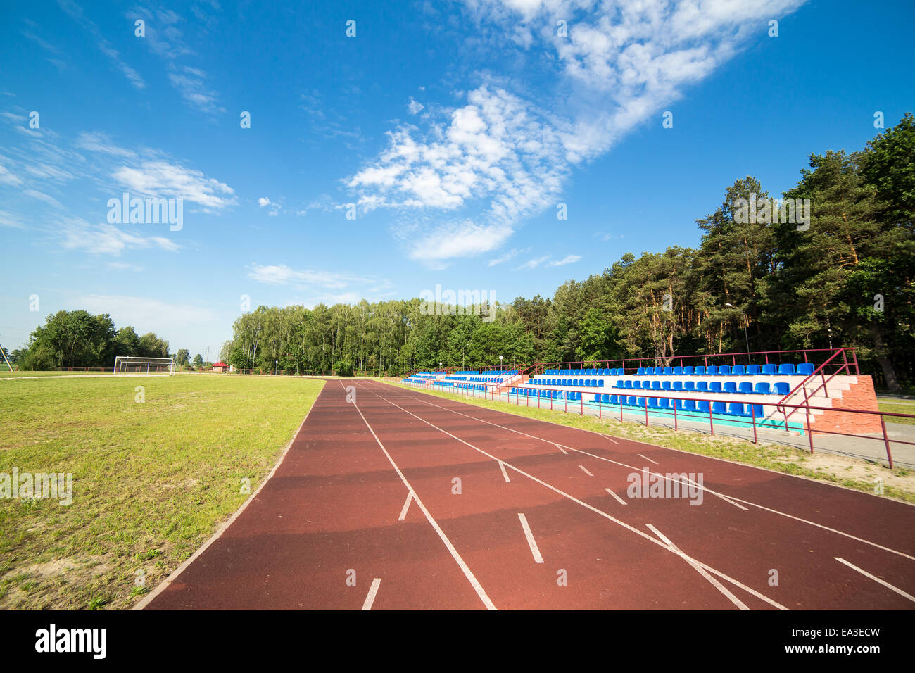 Stadium, race track, Brest region, Belarus Stock Photo