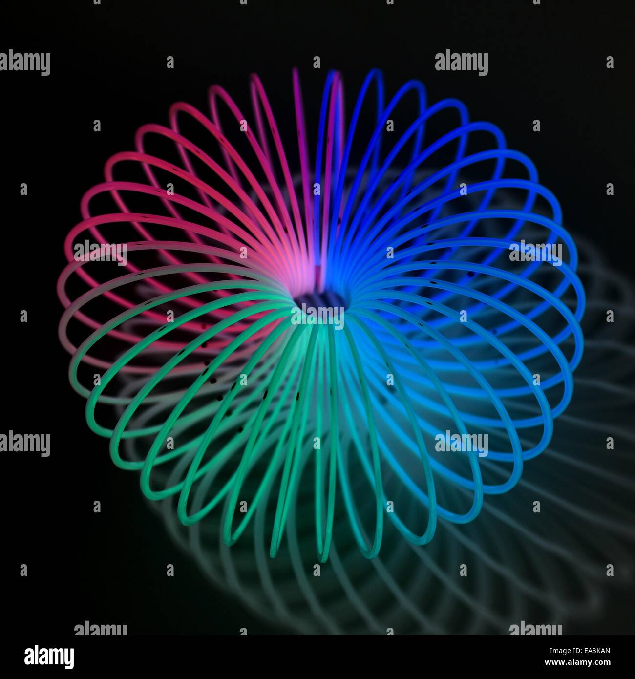 Coil Spring Toy Stock Photo Alamy