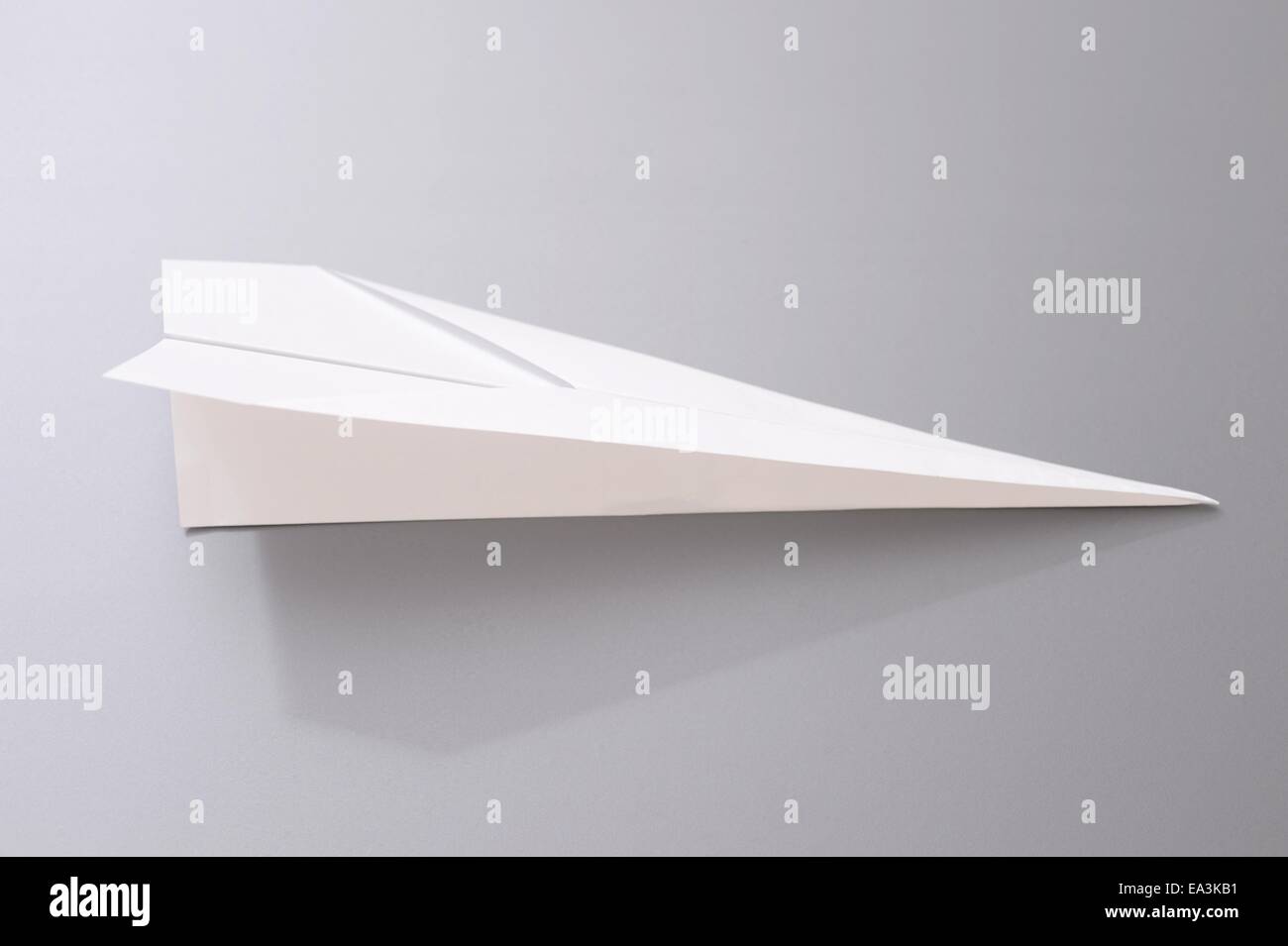 A close up shot of a paper plane Stock Photo