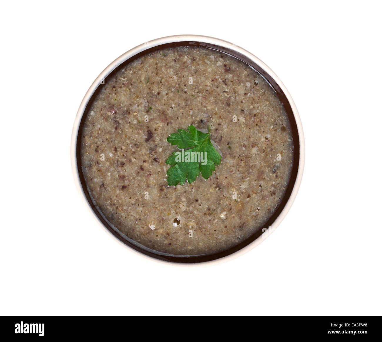 Mushroom cream soup Stock Photo - Alamy