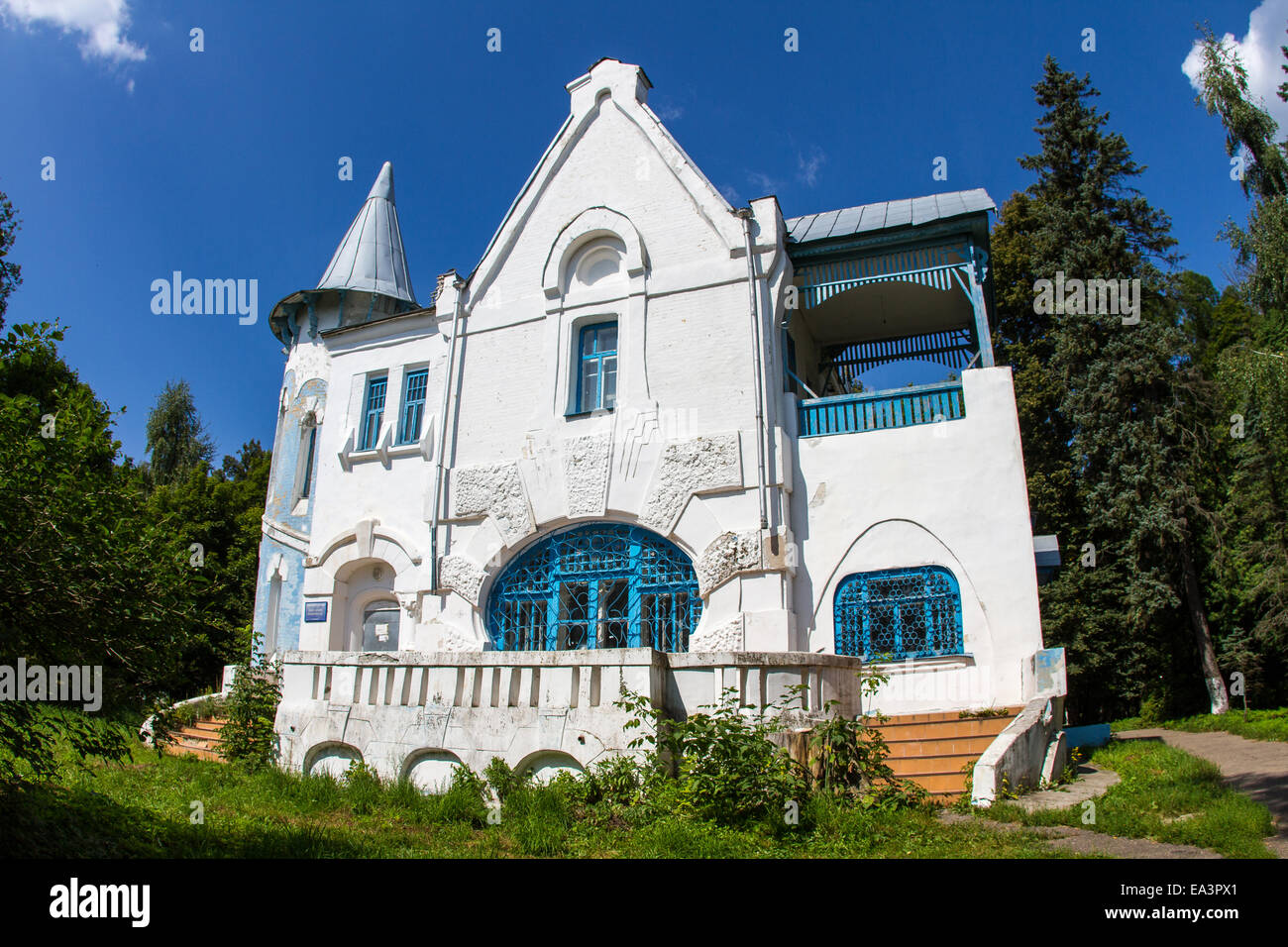 Old house, Kaluga region, Russia Stock Photo