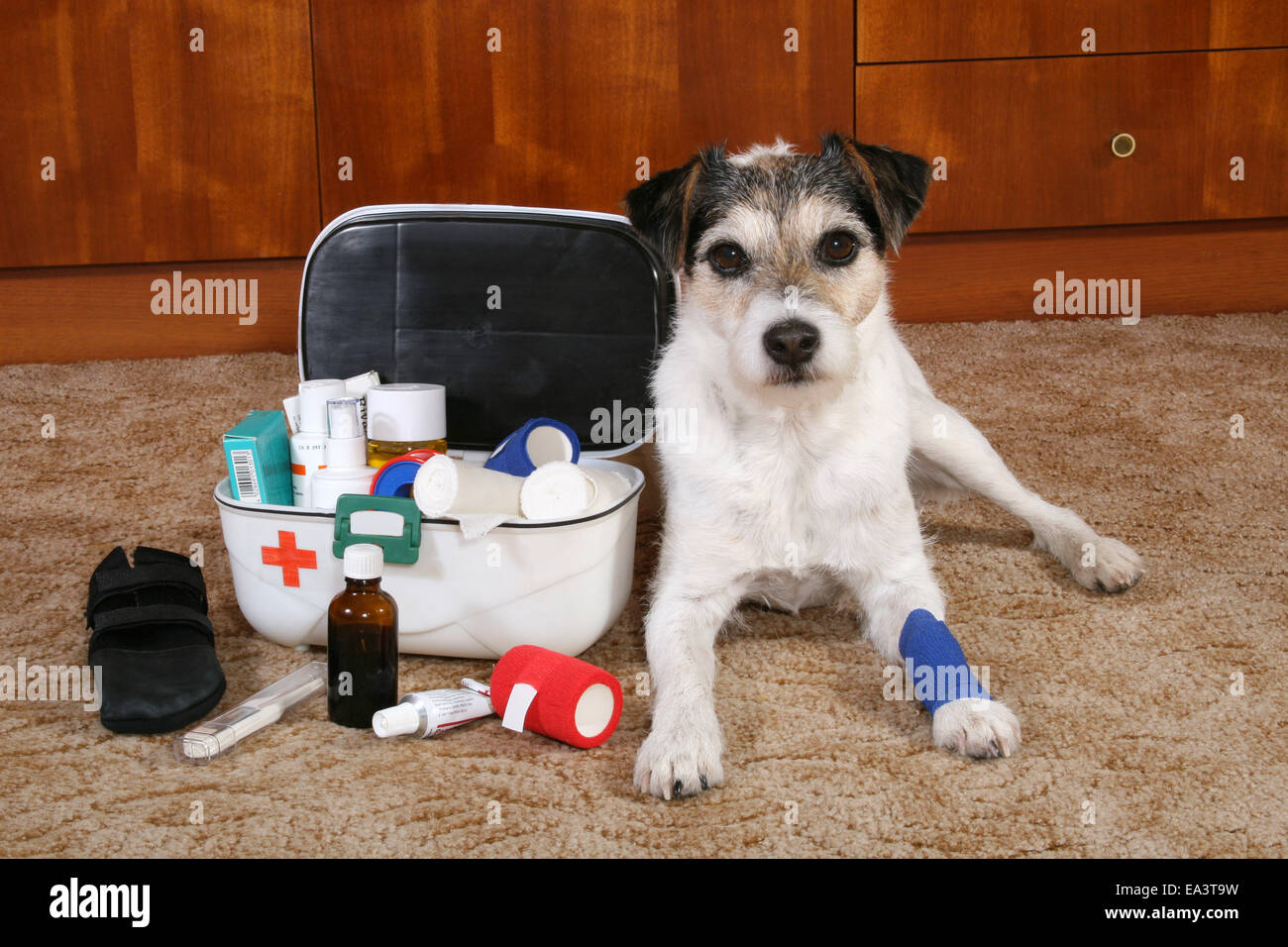 first aid box Stock Photo