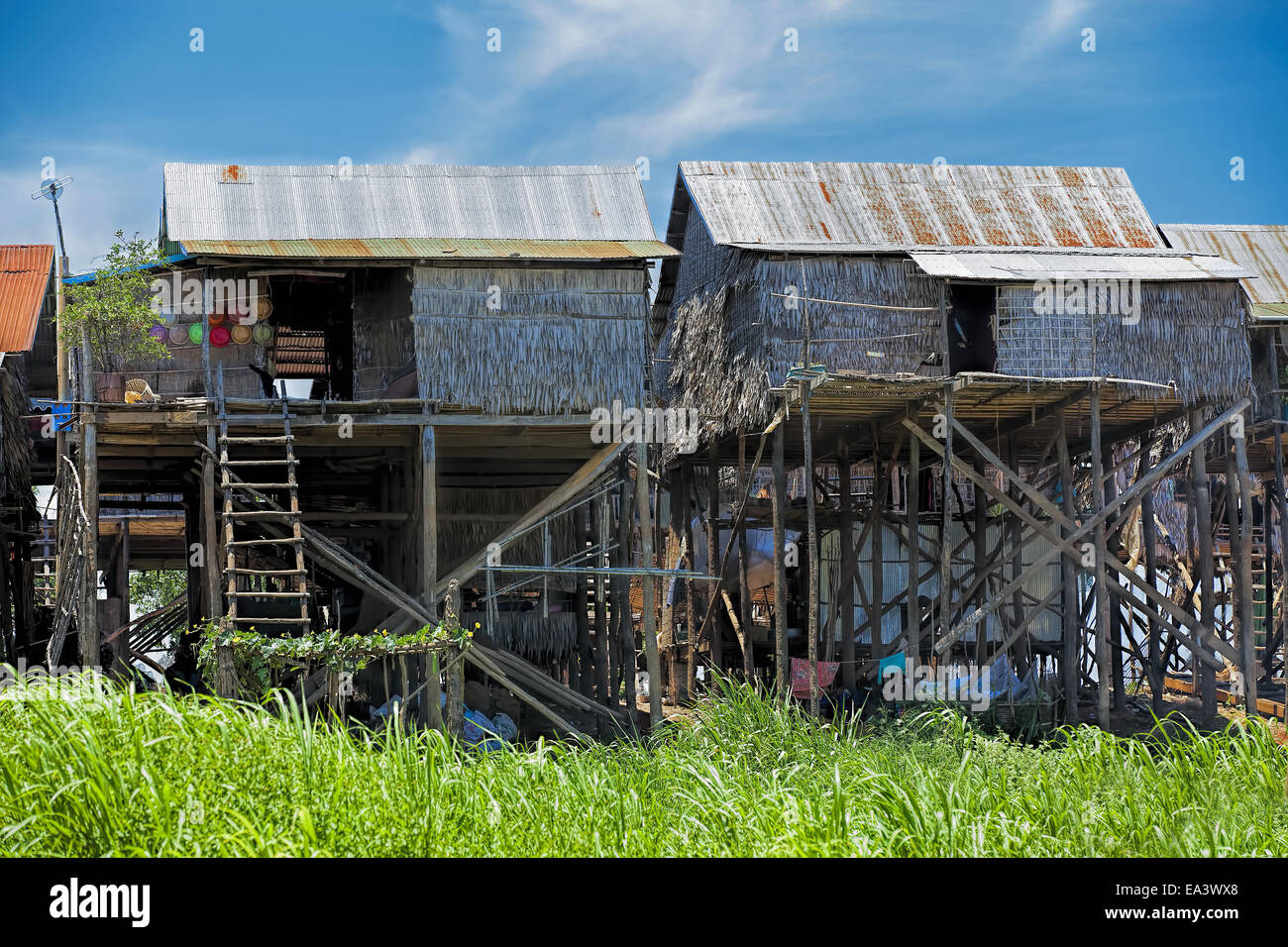 Cambodian everyday life Stock Photo