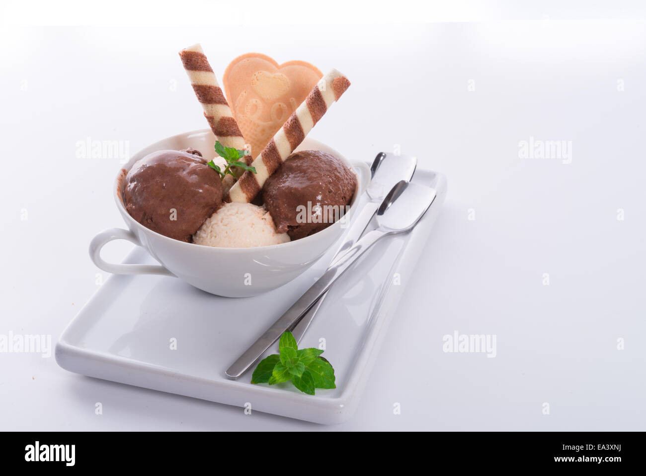 home made ice Stock Photo - Alamy