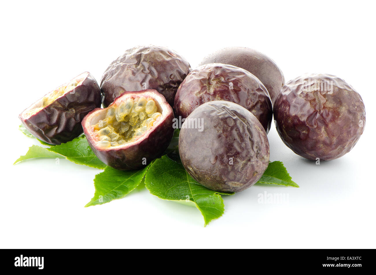 Raw passion fruit hi-res stock photography and images - Alamy