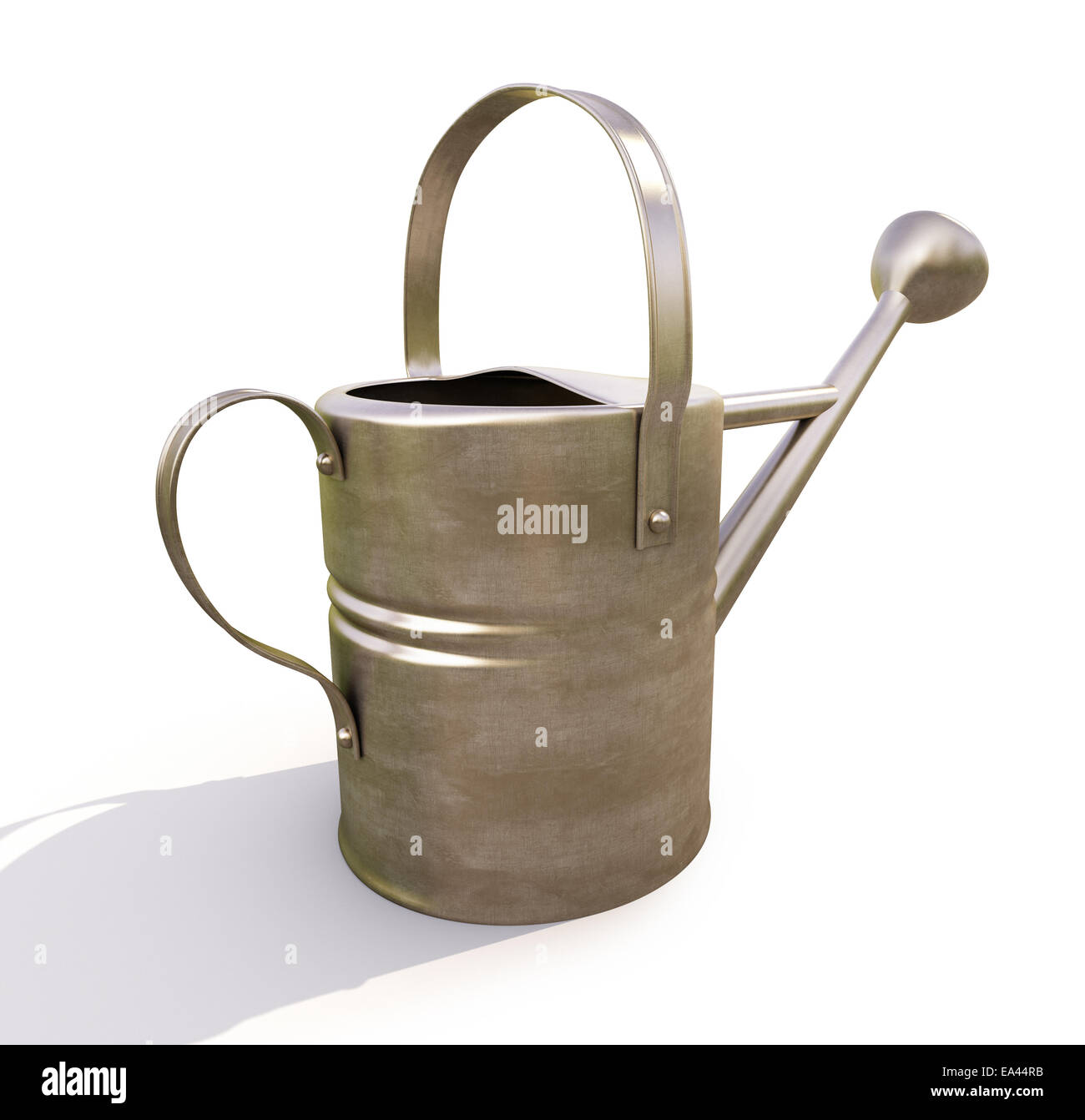 Watering can made of metal Stock Photo Alamy
