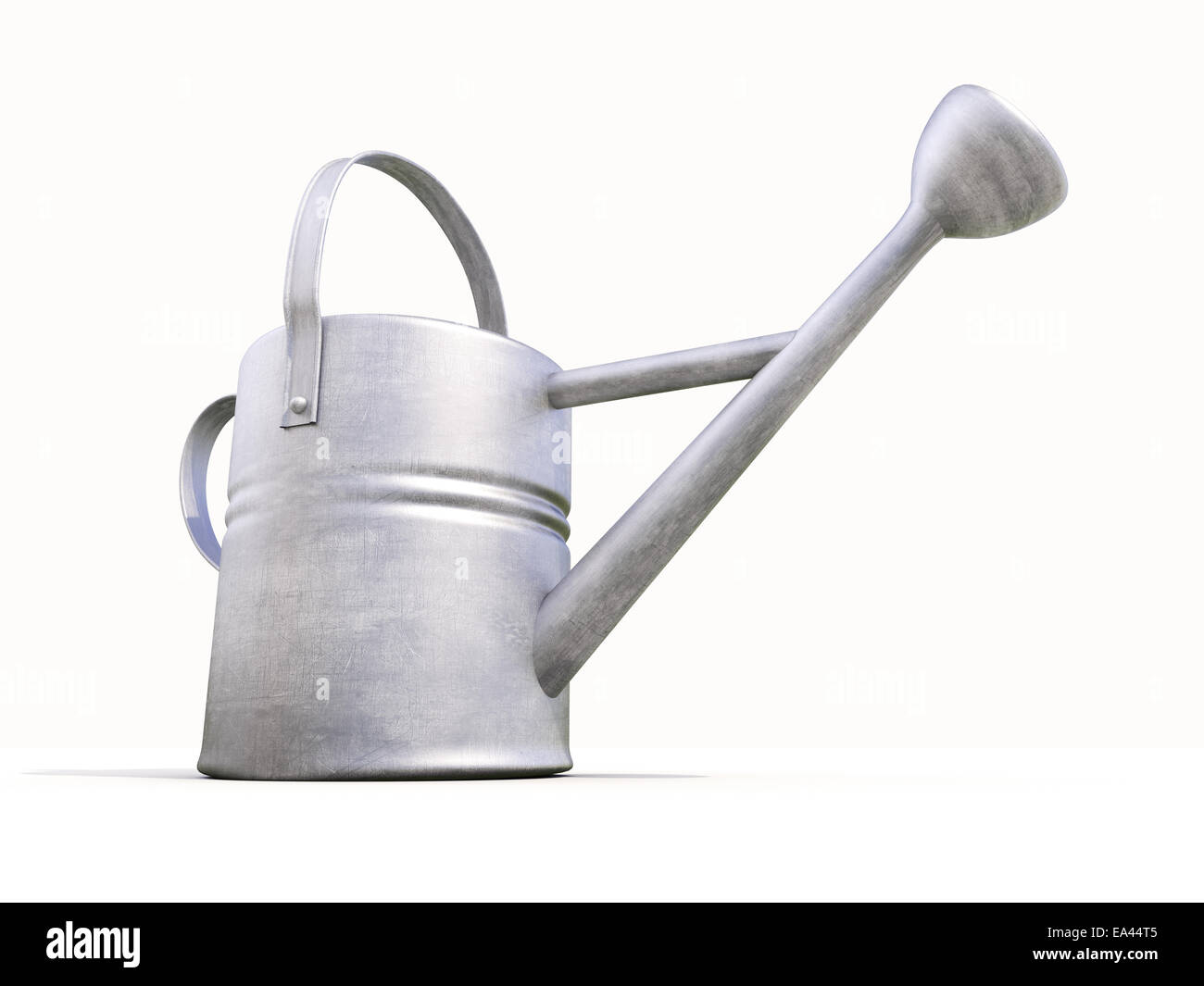 Watering can made of metal Stock Photo Alamy