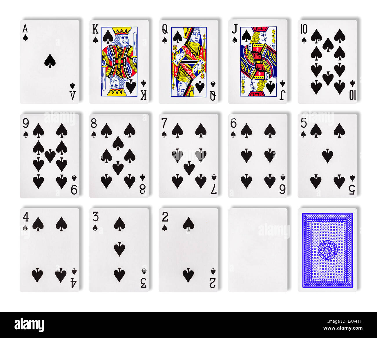 Playing cards poker casino Stock Photo