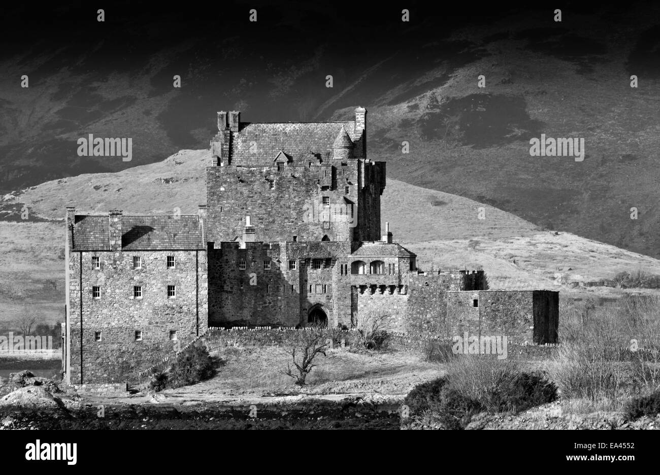 Black And White Castle High Resolution Stock Photography and Images - Alamy
