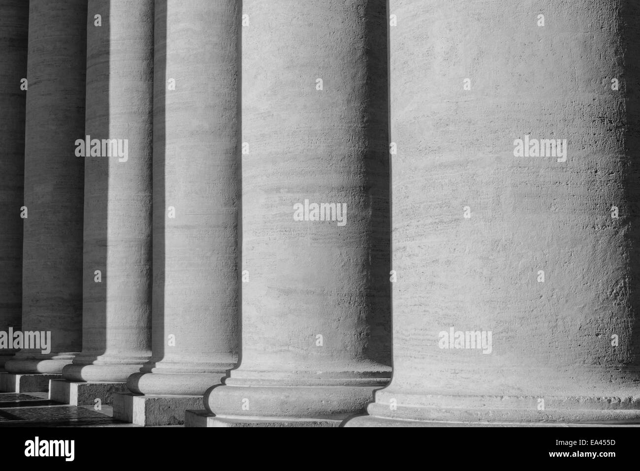 Vatican pillars Black and White Stock Photos & Images Alamy