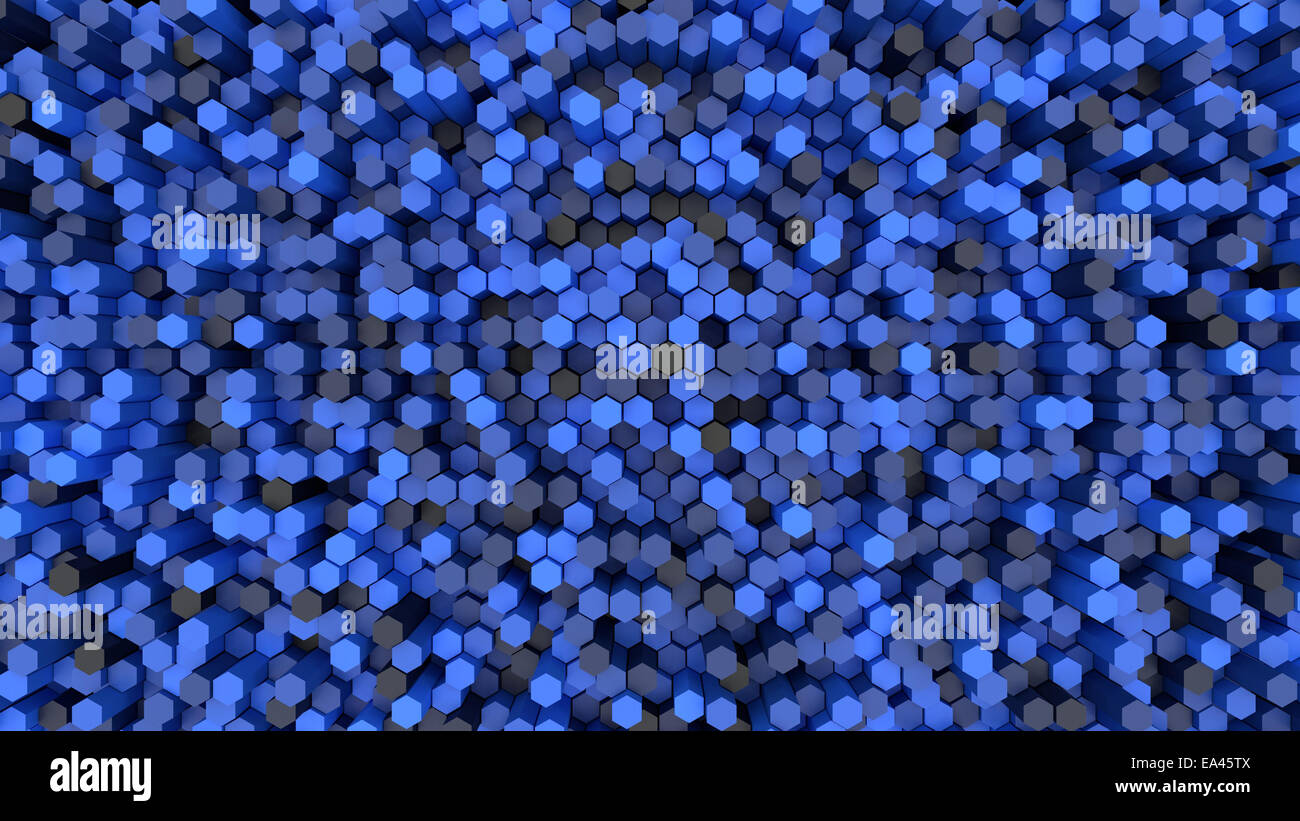 3d background metal hexagons hi-res stock photography and images - Alamy