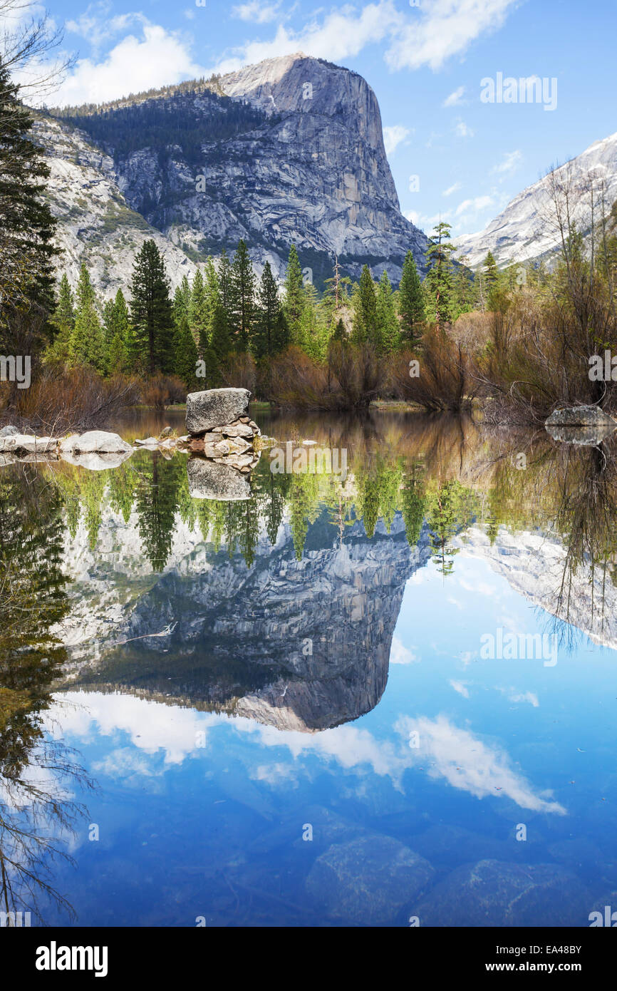 Mirror lake yosemite fall hi-res stock photography and images - Alamy