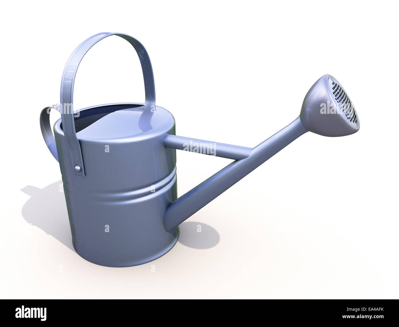 Watering can made of metal Stock Photo Alamy
