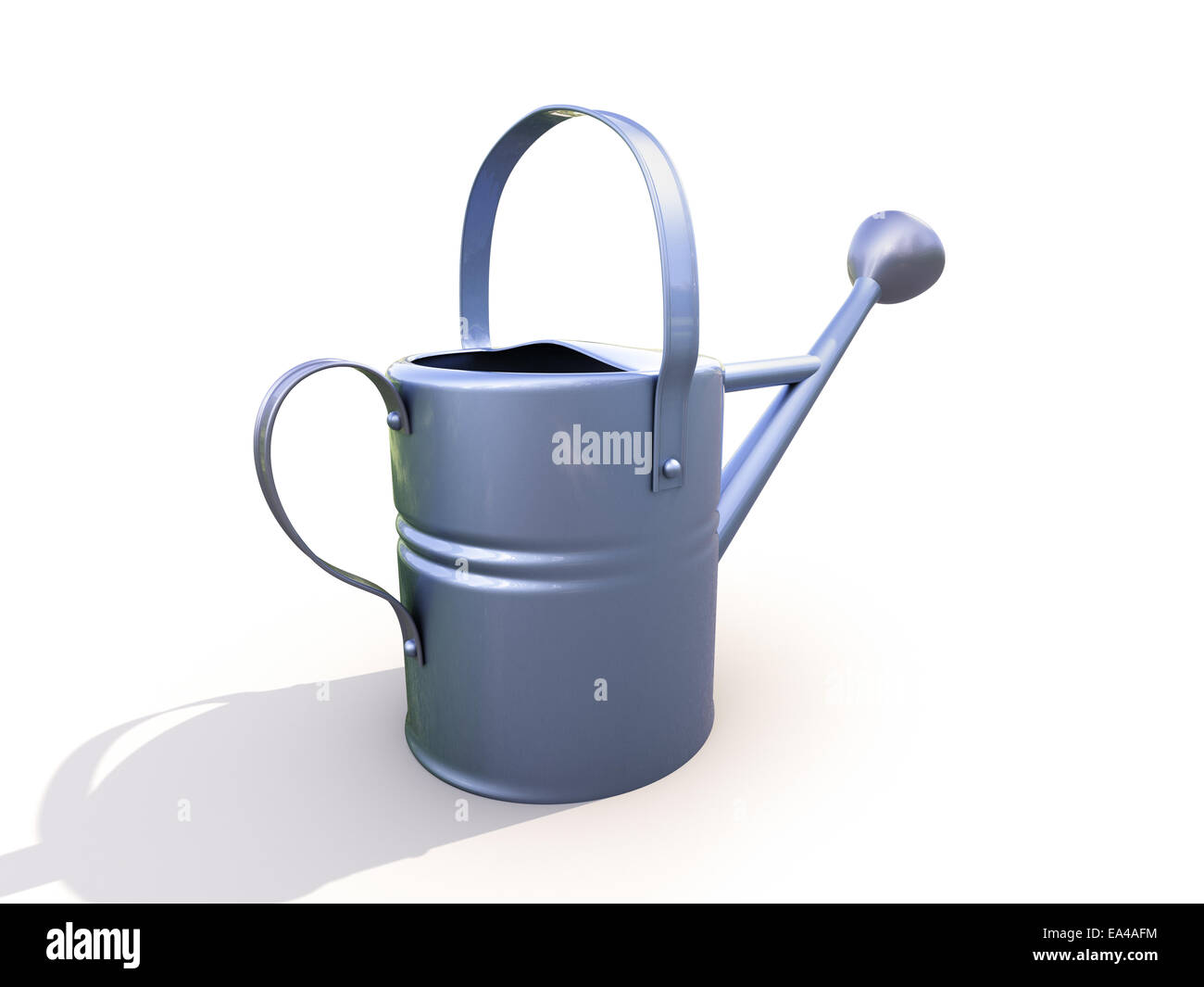 Watering can made of metal Stock Photo Alamy