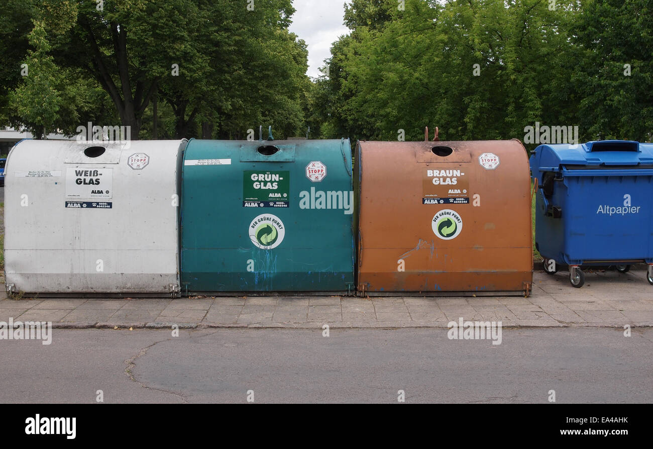 Waste sorting bin Stock Photo Alamy