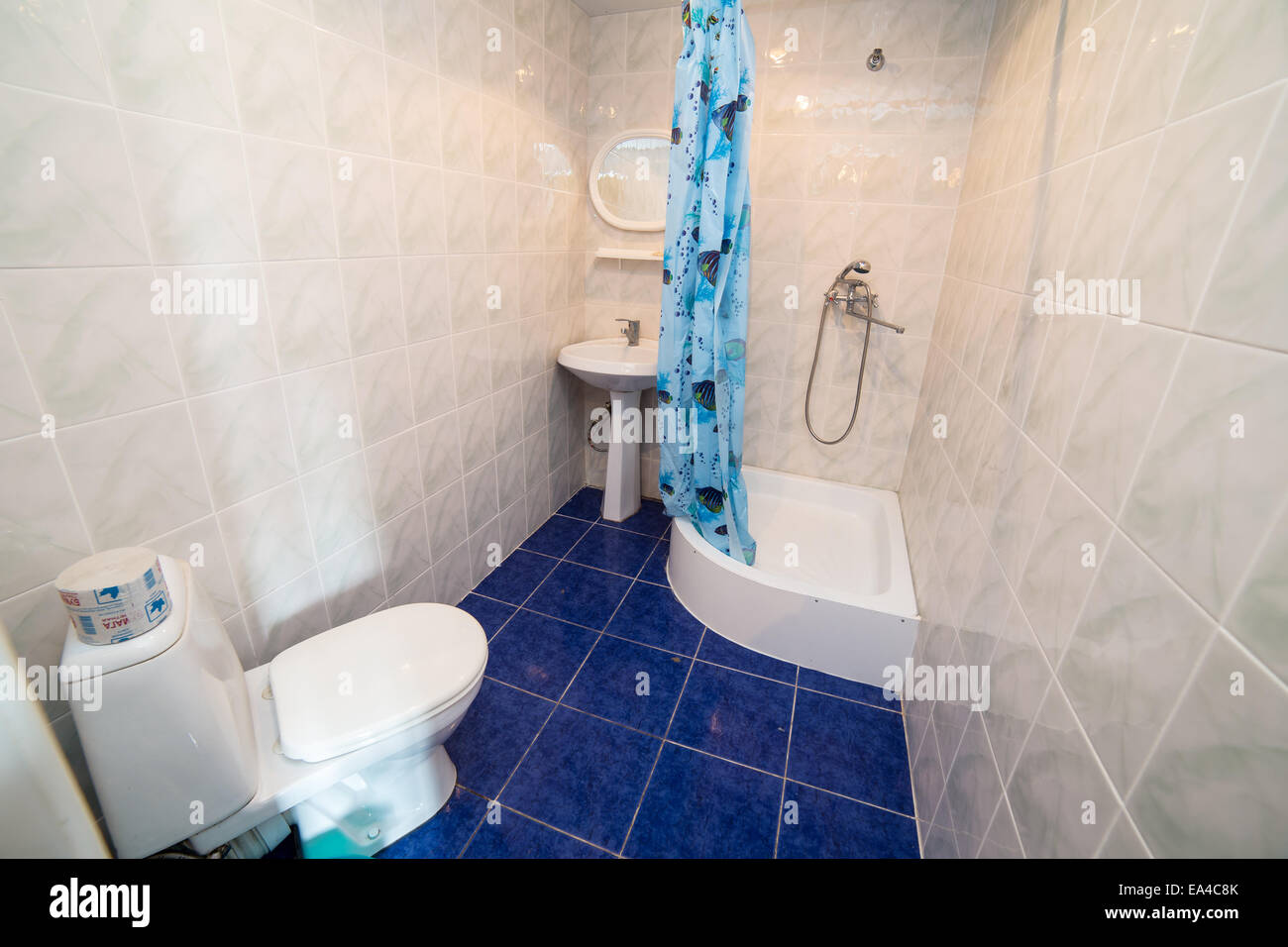 Bathroom, WC, toilet, lavatory room interior design Stock Photo Alamy
