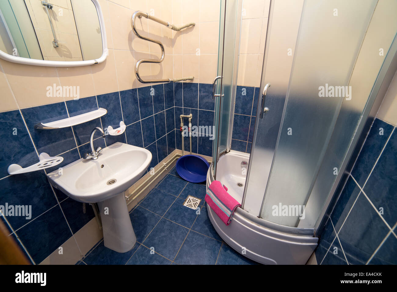 Bathroom, WC, toilet, lavatory room interior design Stock Photo - Alamy