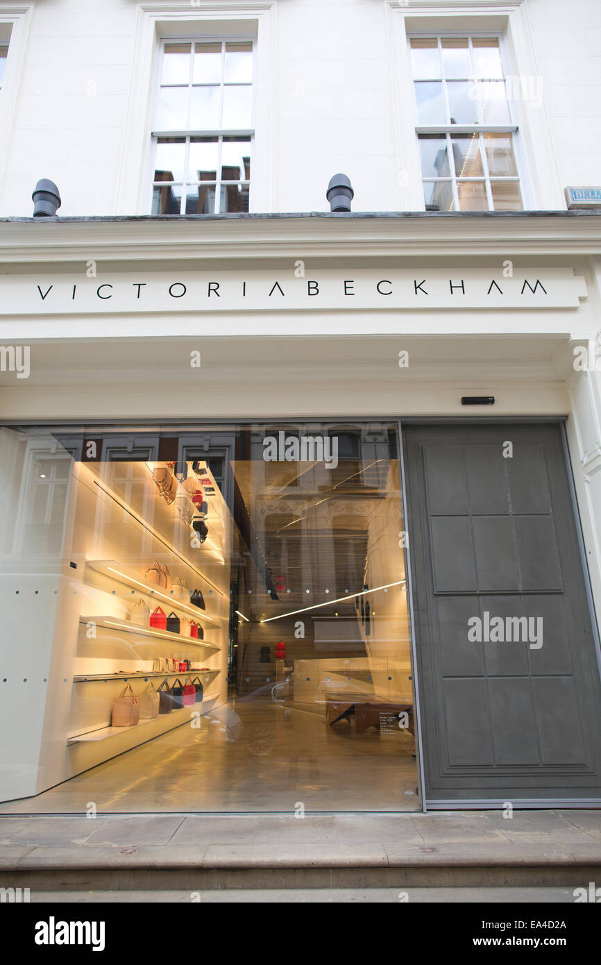Victoria Beckham's new London fashion store on Dover Street, Mayfair