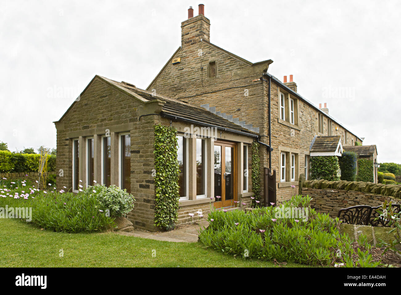 Farmhouse in Upper Denby, Huddersfield, Yorkshire, England, UK Stock