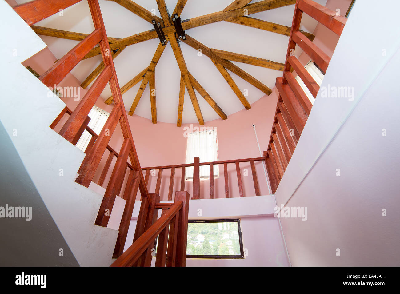 House interior, staircase Stock Photo