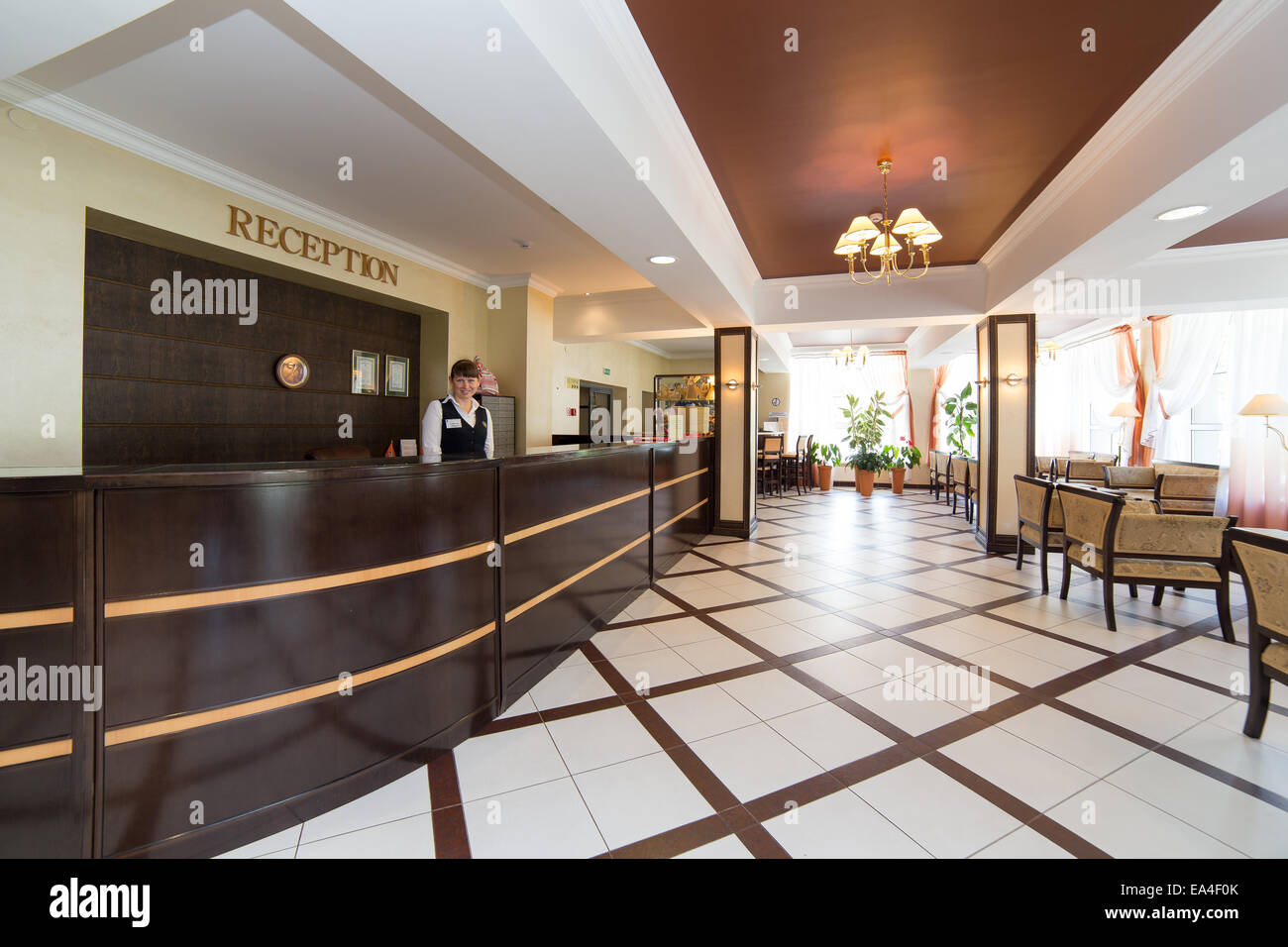 Modern hall hotel interior design hi-res stock photography and images ...