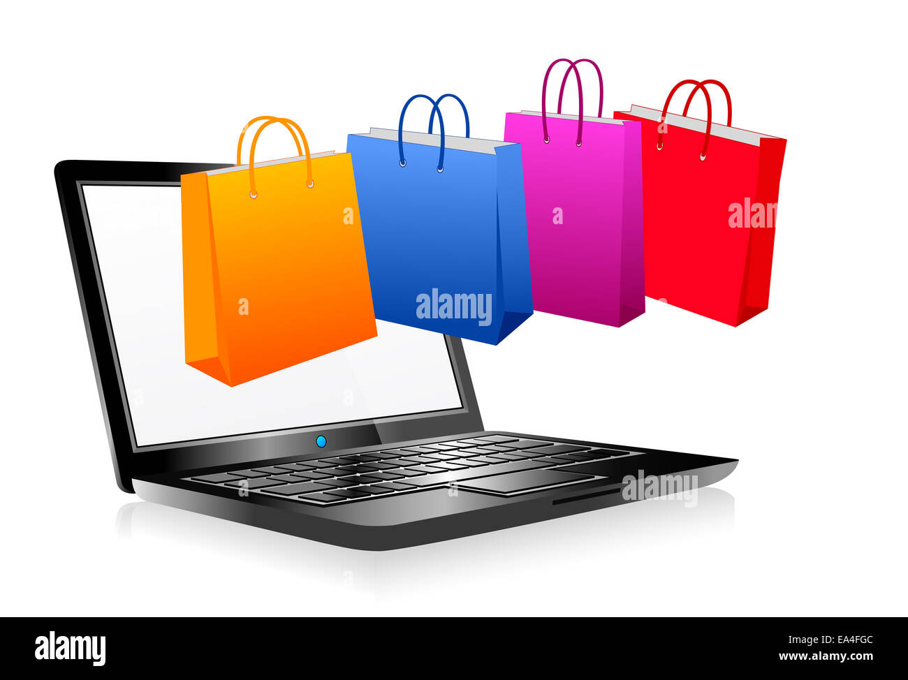 Shopping online icons Cut Out Stock Images & Pictures - Alamy