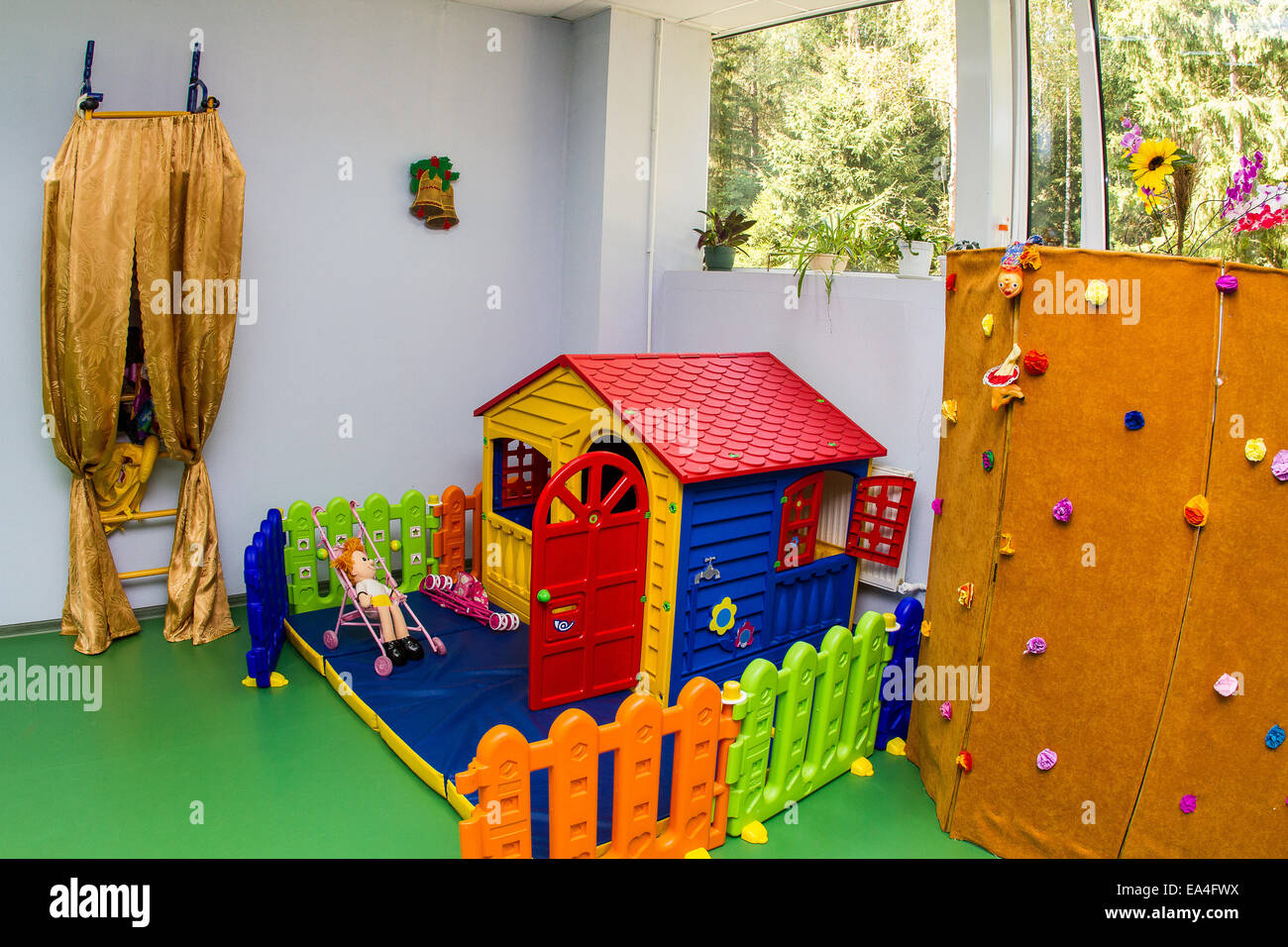 Children's room, modern home Stock Photo