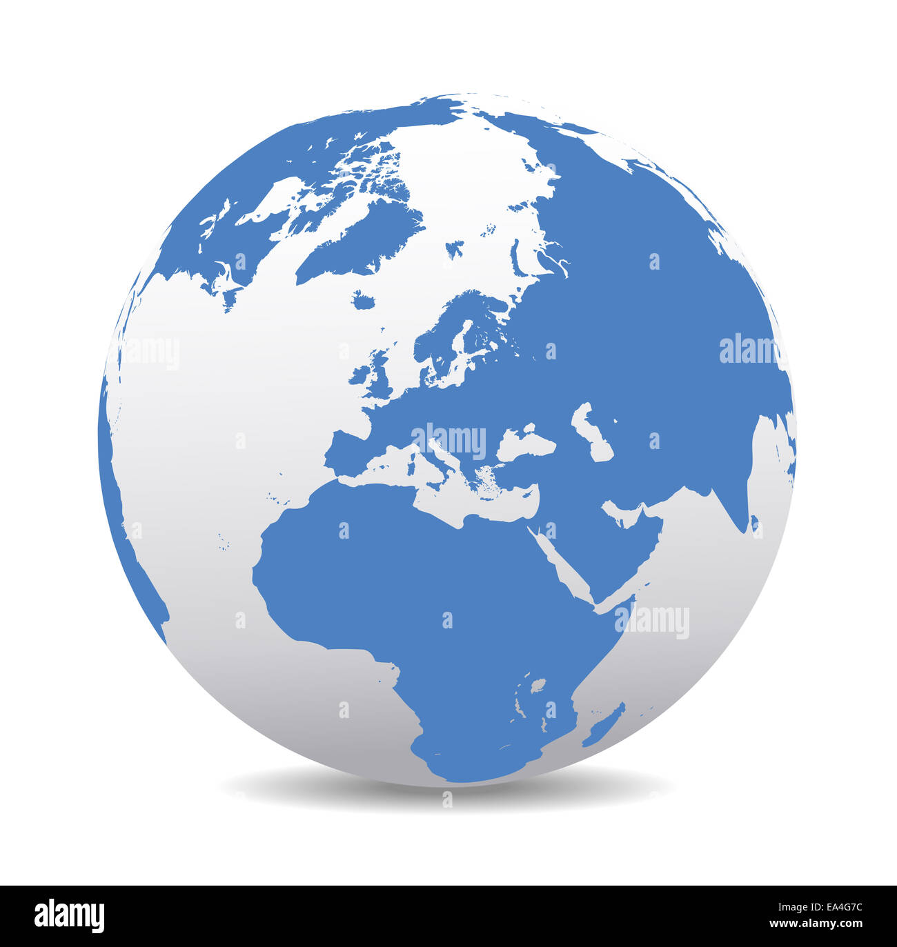 World Earth Icon Globe Map Stock Photo
