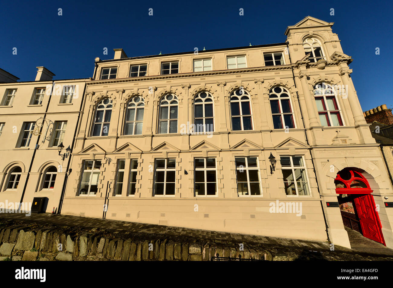 Stock Photo The Playhouse theatre, Artillery Street, Derry. Photo