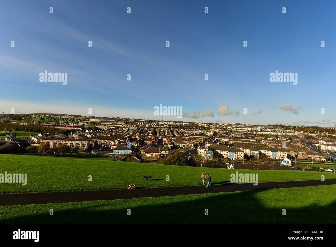 Stock Photo -The  Bogside, Derry.  Photo: George Sweeney/Alamy Stock Photo