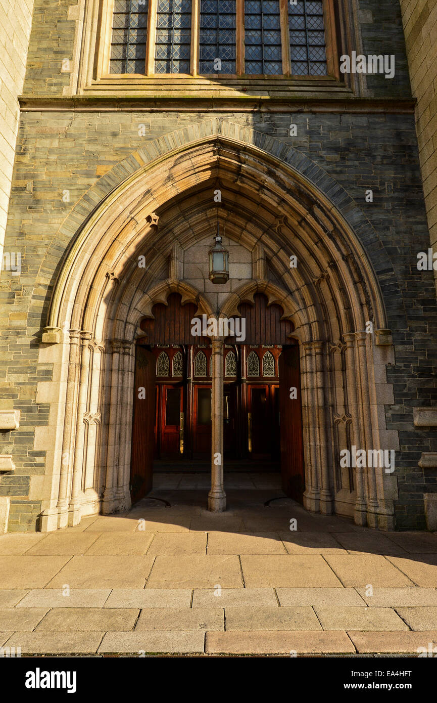 Stock Photo Exterior of St Eugene's Cathedral, completed in 1873. Photo Sweeney/Alamy