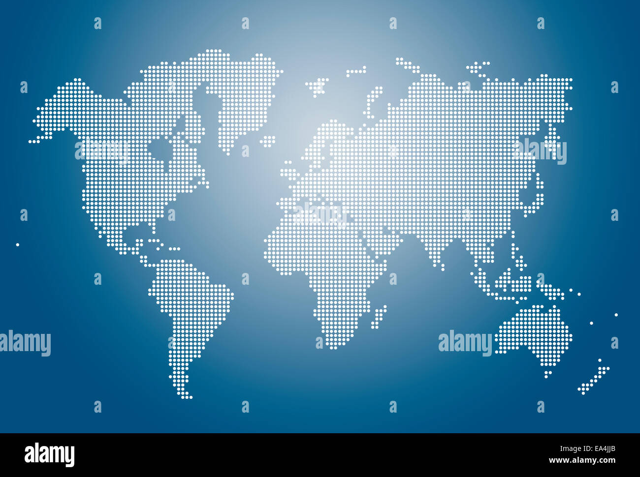Image of modern world map illustration Stock Photo