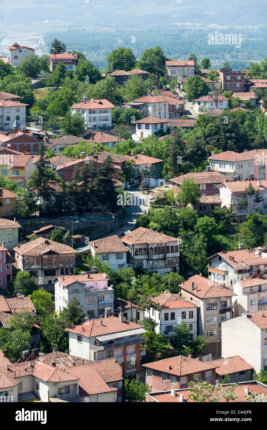 view of Niksar town, Tokat province, Anatolia, Turkey Stock Photo