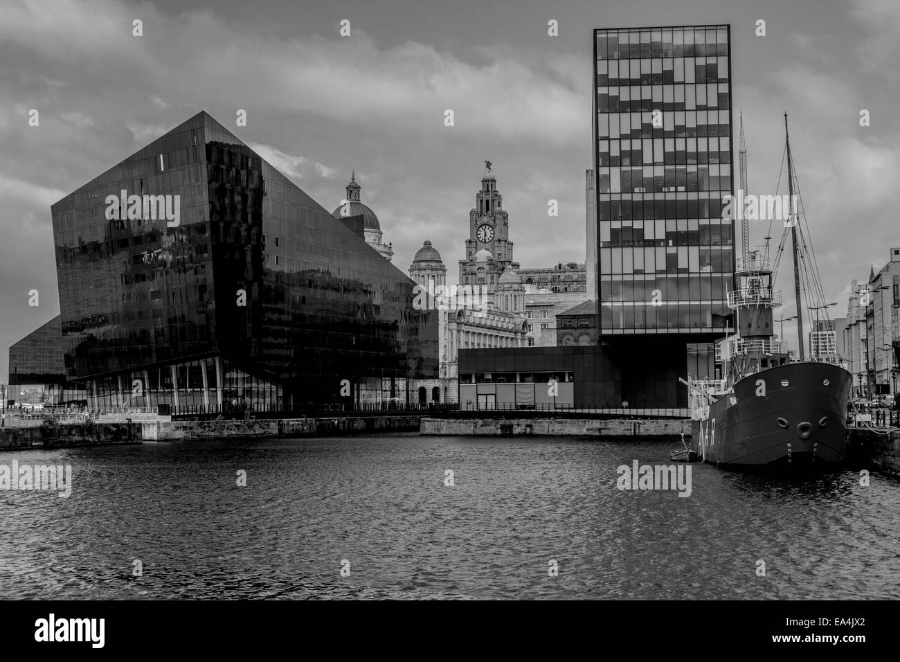 Albert Docks, Liverpool, Stock Photo
