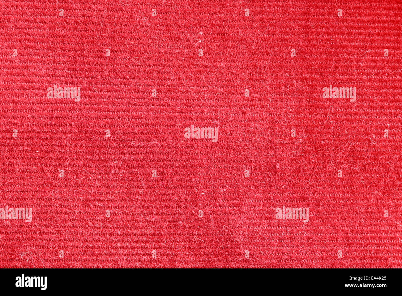 Red corduroy fabric as a background image Stock Photo
