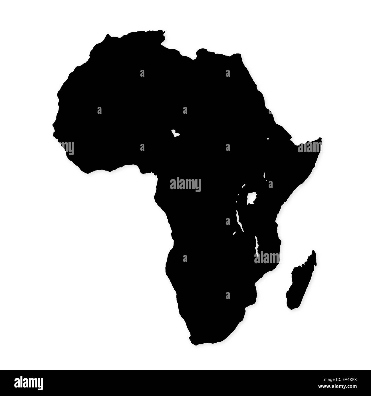Africa Map Black And White Stock Photos Images Alamy
