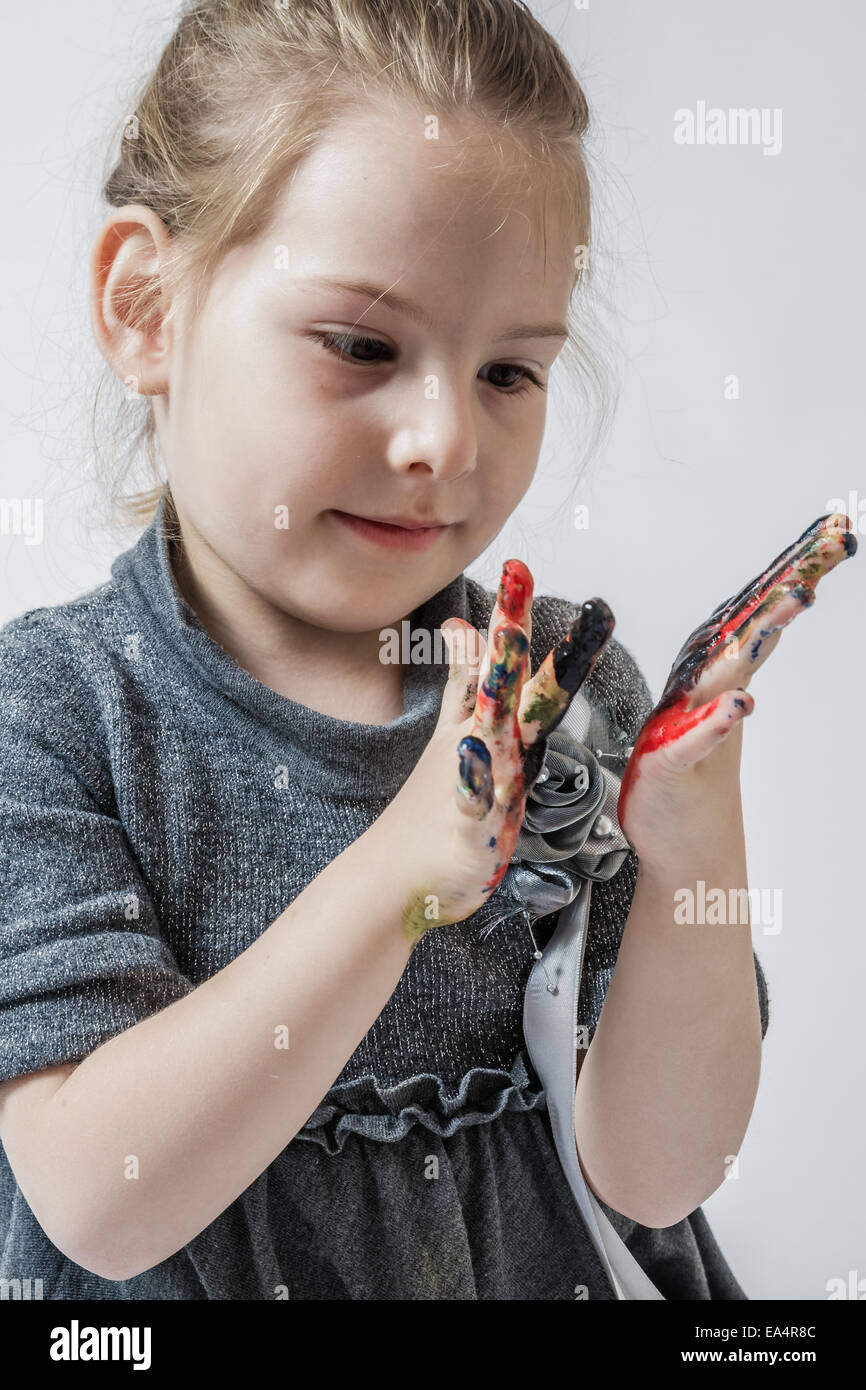 Fingerpaint High Resolution Stock Photography and Images Alamy