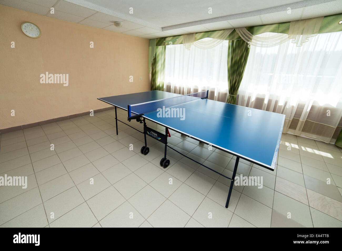 Table tennis playground Stock Photo Alamy