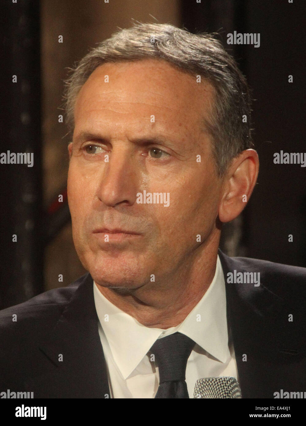 New York, USA. 6th Nov, 2014. Starbucks CEO HOWARD SCHULTZ attends AOL ...