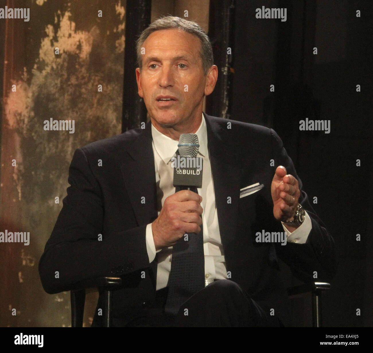 New York, USA. 6th Nov, 2014. Starbucks CEO HOWARD SCHULTZ attends AOL ...