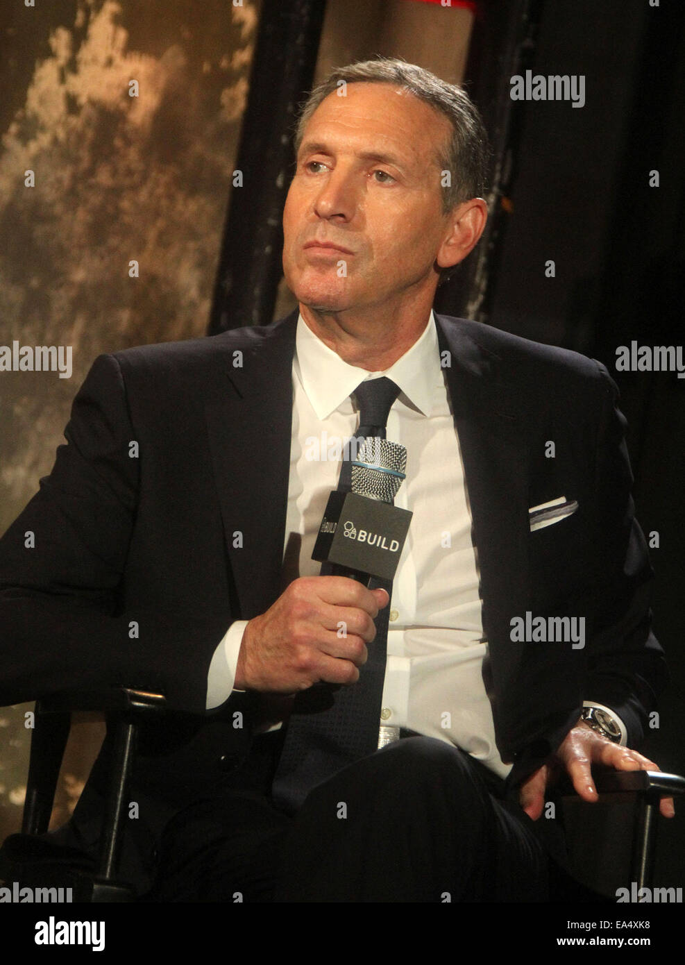 New York, USA. 6th Nov, 2014. Starbucks CEO HOWARD SCHULTZ attends AOL ...