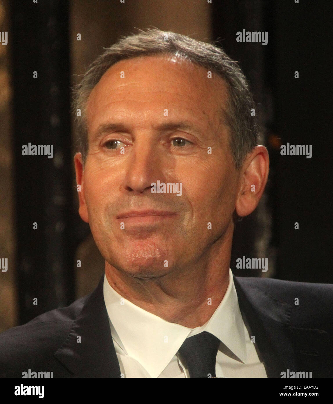 New York, USA. 6th Nov, 2014. Starbucks CEO HOWARD SCHULTZ attends AOL ...