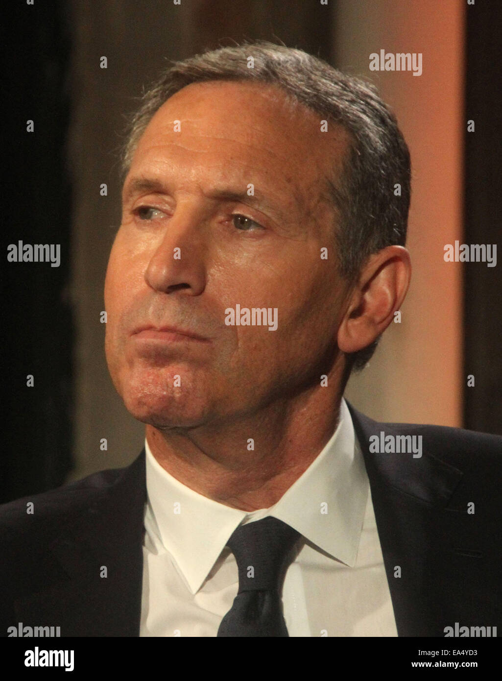 New York, USA. 6th Nov, 2014. Starbucks CEO HOWARD SCHULTZ attends AOL ...