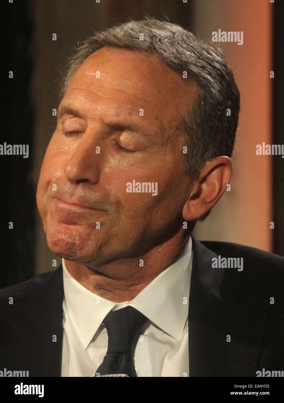 New York, USA. 6th Nov, 2014. Starbucks CEO HOWARD SCHULTZ attends AOL ...