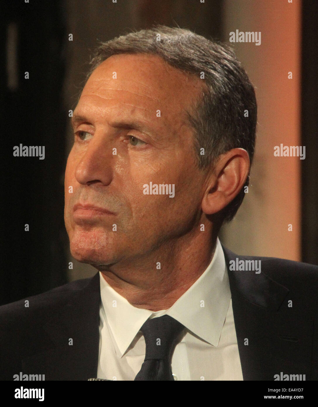 New York, USA. 6th Nov, 2014. Starbucks CEO HOWARD SCHULTZ attends AOL ...