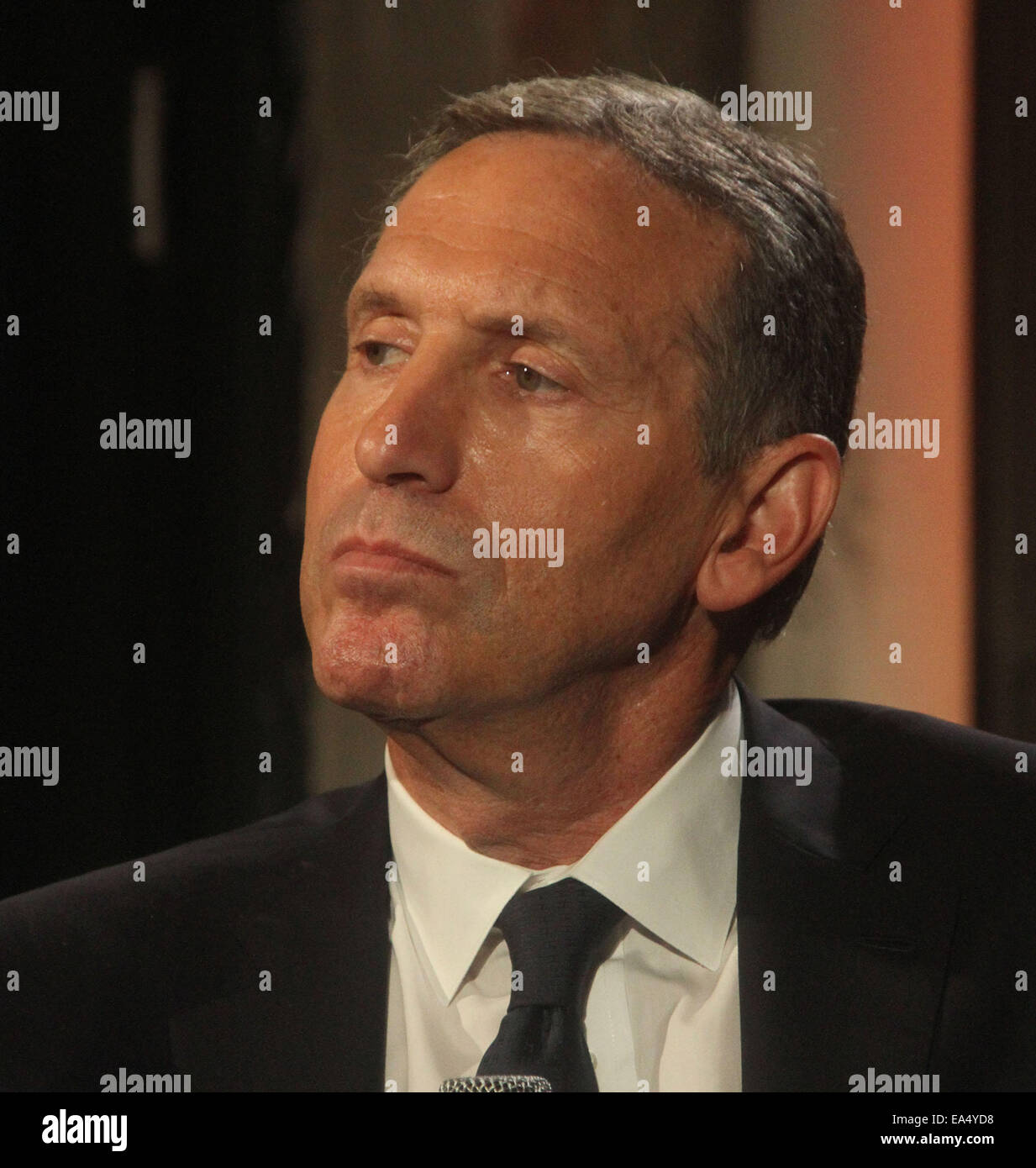 New York, USA. 6th Nov, 2014. Starbucks CEO HOWARD SCHULTZ attends AOL ...