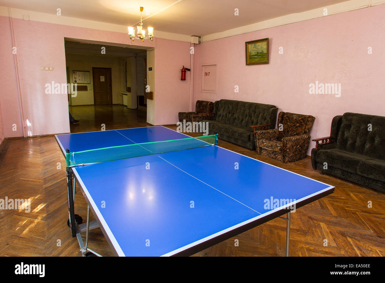 Table tennis playground Stock Photo Alamy