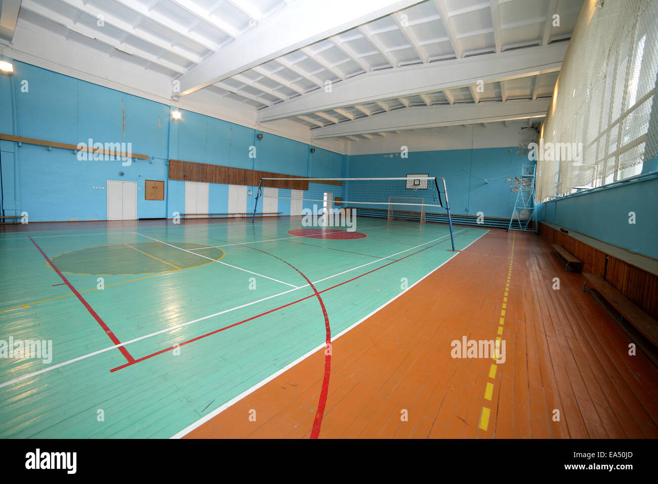 Indoor sport arena Stock Photo