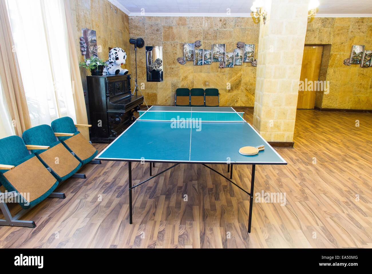 Table tennis playground Stock Photo Alamy